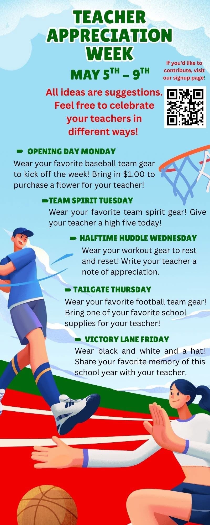  Teacher appreciation week